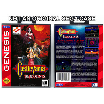 Castlevania Bloodlines (PAL Cover Art)